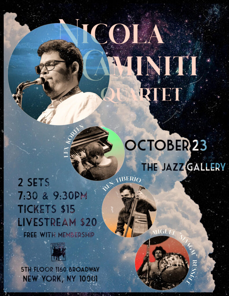 Nicola Caminiti Jazz Gallery NYC