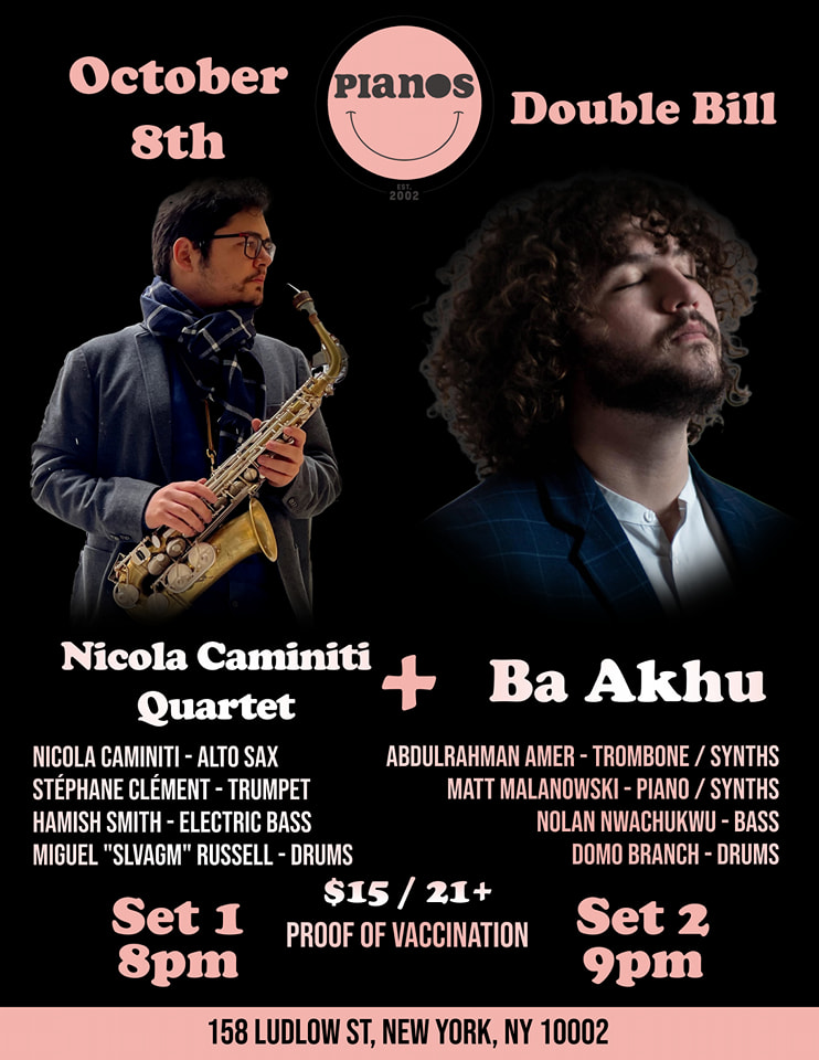 Nicola Caminiti Quartet Pianos NYC