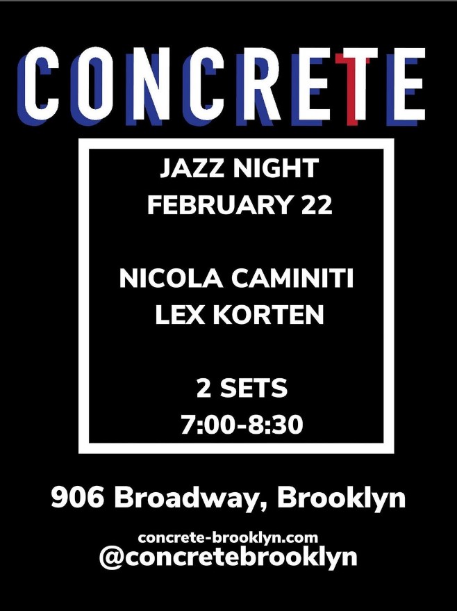 Nicola Caminiti Concrete Brooklyn