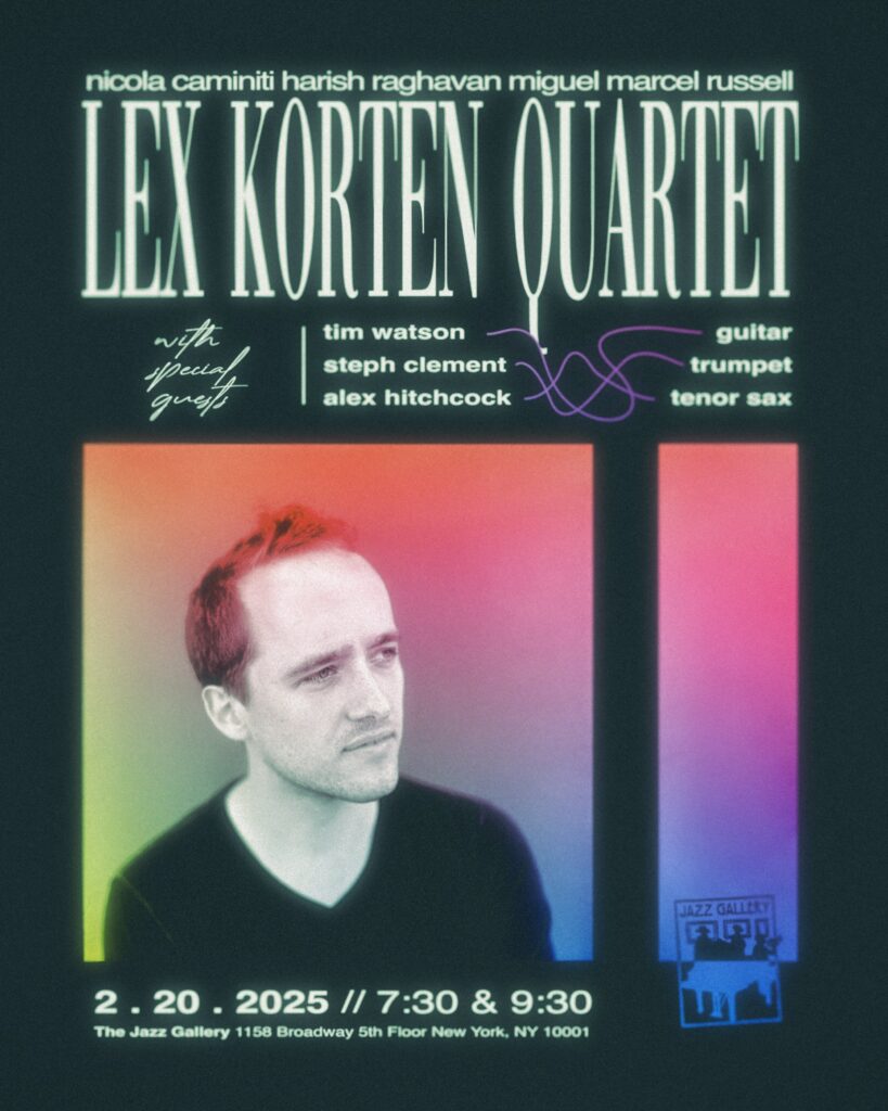 Lex Korten Quartet Jazz Gallery NY
