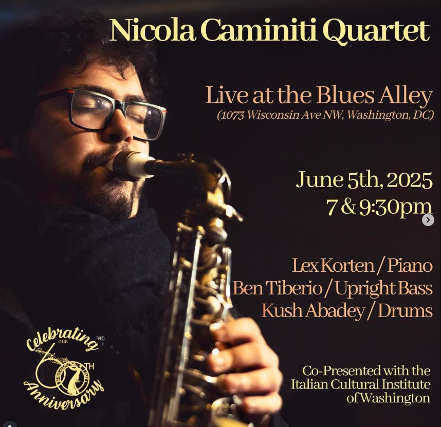 Nicola Caminiti Quartet Blues Alley WashingtonDC