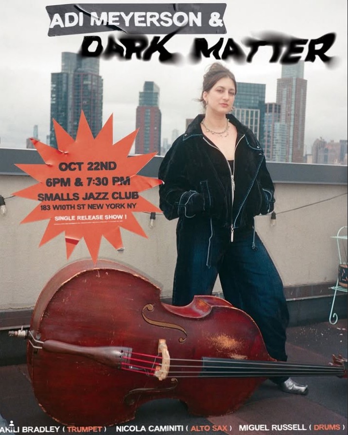 Adi Meyerson Dark Matter Smalls Jazz Club